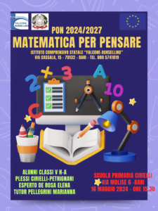 LOCANDINA PON MATEMATICA PER PENSARE (1)